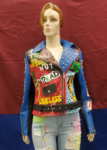 Load image into Gallery viewer, REDFOX COLORBLOCK BIKER JACKET ( BLUE)