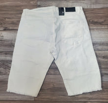 Load image into Gallery viewer, FOCUS MOTO RIPPED SHORTS (WHITE)