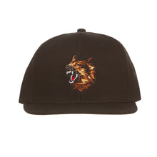 Load image into Gallery viewer, HUSTLE GANG CANINE SNAPBACK HAT (BLACK BEAUTY)