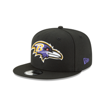 Load image into Gallery viewer, Baltimore Ravens New Era 9FIFTY Adjustable Hat - Black/Purple