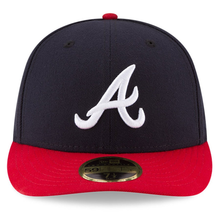 Load image into Gallery viewer, Atlanta Braves New Era Home Authentic Collection 59FIFTY Fitted Hat - Navy/Red