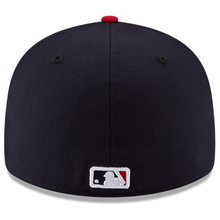 Load image into Gallery viewer, Atlanta Braves New Era Home Authentic Collection 59FIFTY Fitted Hat - Navy/Red