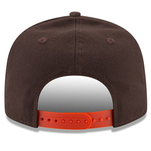 Cleveland Browns New Era Basic 9FIFTY Adjustable Snapback Hat -Brown/Orange