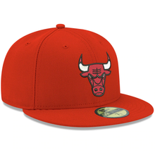 Load image into Gallery viewer, Chicago Bulls New Era Official Team Color 59FIFTY Fitted Hat - Red
