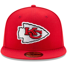 Load image into Gallery viewer, Kansas City Chiefs New Era 59FIFTY Fitted Hat - Red