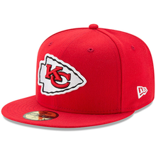 Load image into Gallery viewer, Kansas City Chiefs New Era 59FIFTY Fitted Hat - Red