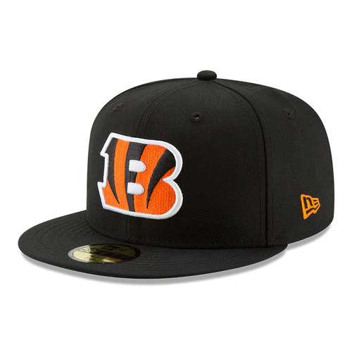 Cincinnati Bengals New Era Omaha 59FIFTY Fitted Hat - Black