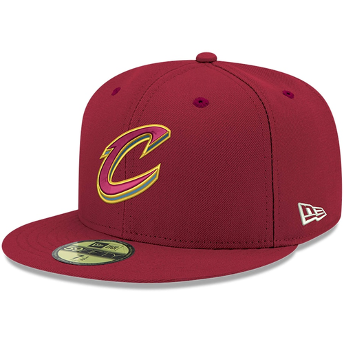 Cleveland Cavaliers New Era Logo Official Team Color 59FIFTY Fitted Hat - Wine