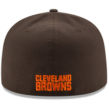Load image into Gallery viewer, New Era Cleveland Browns Omaha 59FIFTY Fitted Hat - Brown