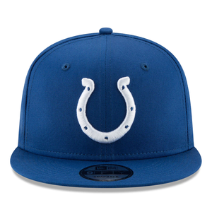 Indianapolis Colts New Era Basic 9FIFTY Adjustable Snapback Hat - Royal