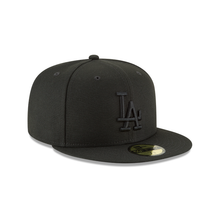 Load image into Gallery viewer, Los Angeles Dodgers New Era Fashion 59FIFTY Fitted Hat - Black