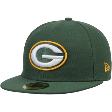 Green Bay Packers New Era Omaha 59FIFTY Fitted Hat - Green