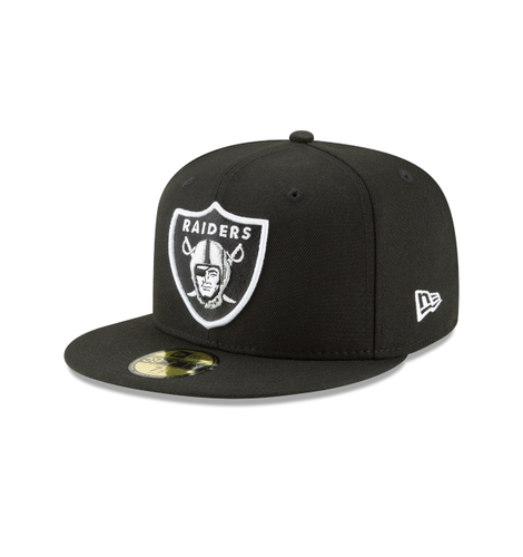 Las Vegas Raiders New Era Omaha Low Profile 59FIFTY Fitted Hat - Black