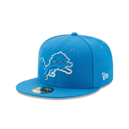 Detroit Lions New Era Omaha 59FIFTY Hat - Blue