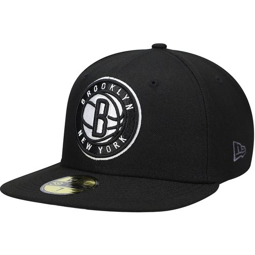 Brooklyn Nets New Era Team 59FIFTY Fitted Hat - Black