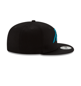 Carolina Panthers New Era 9FIFTY Adjustable Hat - Black