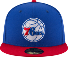 Load image into Gallery viewer, Philadelphia 76ers 2-Tone New Era 59Fifty Fitted Hat