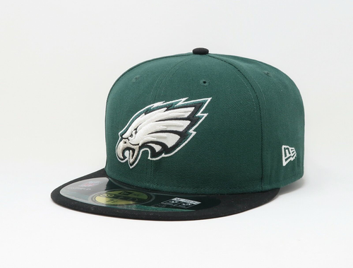Philadelphia Eagles New Era 59FIFTY Fitted Hat - Midnight Green