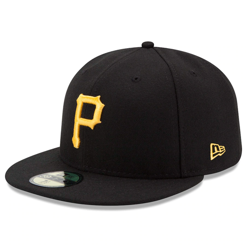 Pittsburgh Pirates New Era Game Authentic Collection 59FIFTY Fitted Hat - Black