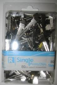 80 CT SINGLE PRONG CLIPS