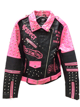 Load image into Gallery viewer, REDFOX COLORBLOCK BIKER JACKET (PINK)