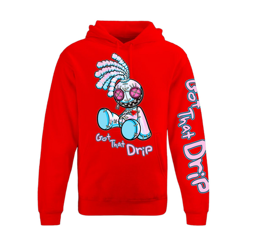 GAME CHANGERS GOT THAT DRIP HOODIE (RED)