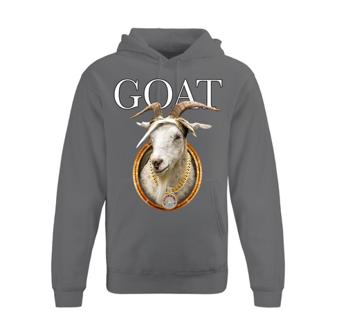 GAME CHANGERS GOAT HOODIE (GRAY)