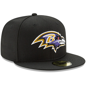 Baltimore Ravens New Era 59FIFTY Fitted Hat - Black
