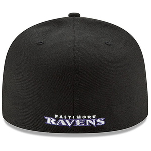 Baltimore Ravens New Era 59FIFTY Fitted Hat - Black