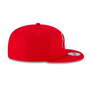 Tampa Bay Buccaneers New Era Basic 9FIFTY Snapback Hat - Red