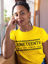 Load image into Gallery viewer, Women JUNETEENTH FREE-ISH 1865 TEE (In Store Now)