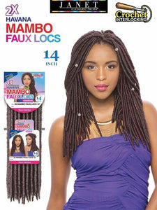 JANET COLLECTION 2X MAMBO FAUX LOCS 14"