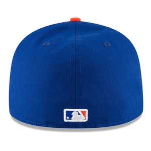 New York Mets New Era Authentic Collection On Field 59FIFTY Fitted Hat - Royal/Orange