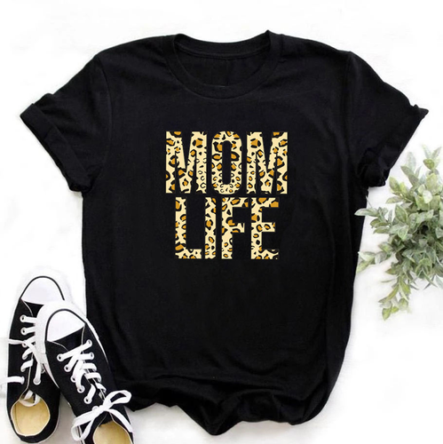 LEOPARD PRINT MOM LIFE TEE (IN STORE NOW)