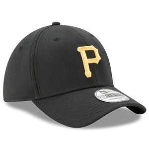 Pittsburgh Pirates New Era MLB Team Classic Logo 39THIRTY Flex GM Hat - Black