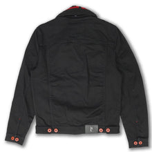 Load image into Gallery viewer, MAKOBI 1062 Denim Jacket w/ Sherpa Collar (Black)