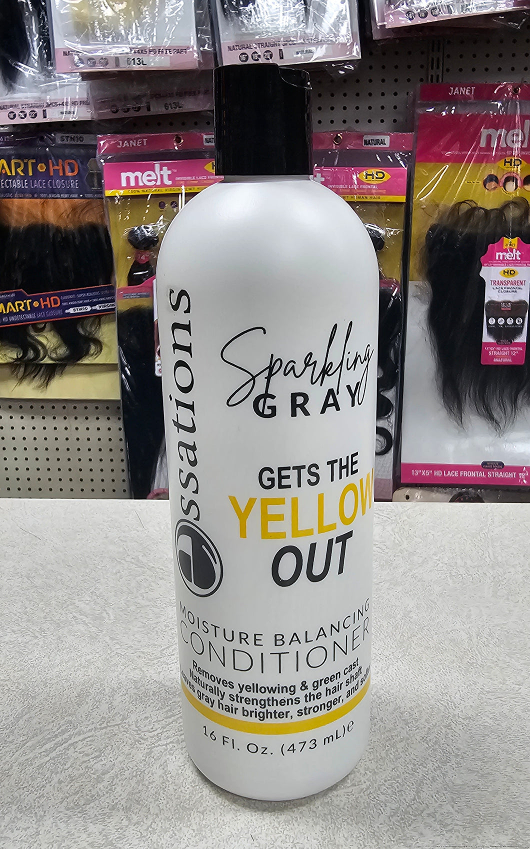 ESSATIONS SPARKING GRAY GET THE YELOW OUT (CONDITIONER)