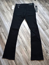 Load image into Gallery viewer, Jordan Craig Men Stacked Ripped and Repair Jeans Black (JTF990R)