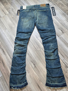 Jordan Craig Martin Stacked Ripple Effect Distressed Jeans (Lager) JTF1157