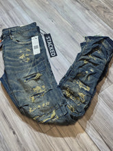 Load image into Gallery viewer, Jordan Craig Martin Stacked Ripple Effect Jeans (Dark Vintage) JTF1157