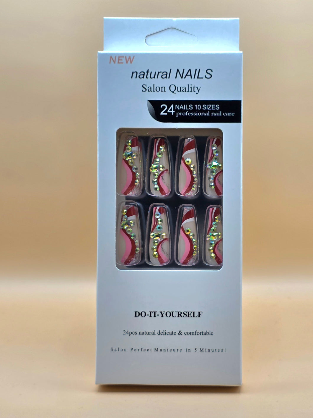 10Pcs False Press On Nails (BD100)