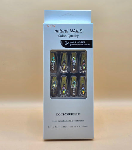 10Pcs False Press On Nails (BD100)