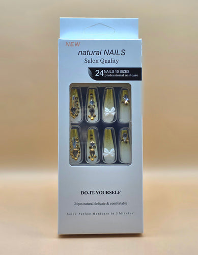 10Pcs False Press On Nails (BD100)