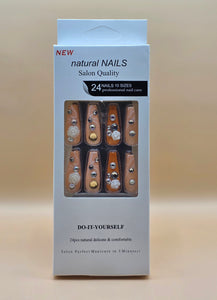 10Pcs False Press On Nails (#71)