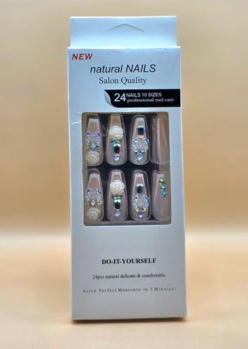 10Pcs False Press On Nails (#69)