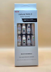 10Pcs False Press On Nails (#69)