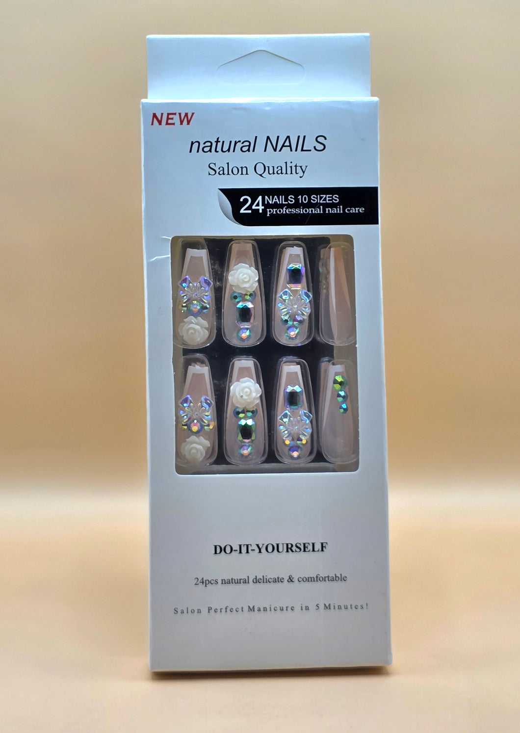 10Pcs False Press On Nails (#69)