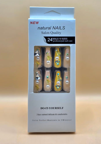 10Pcs False Press On Nails (#67)