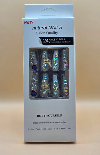 10Pcs False Press On Nails (#72)