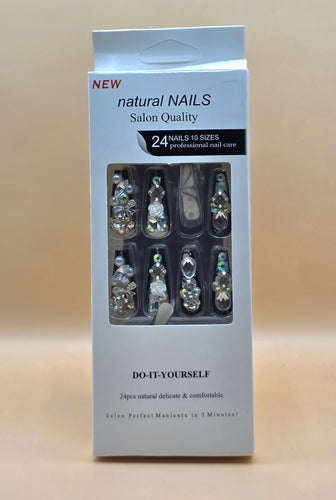 10Pcs False Press On Nails (#66)